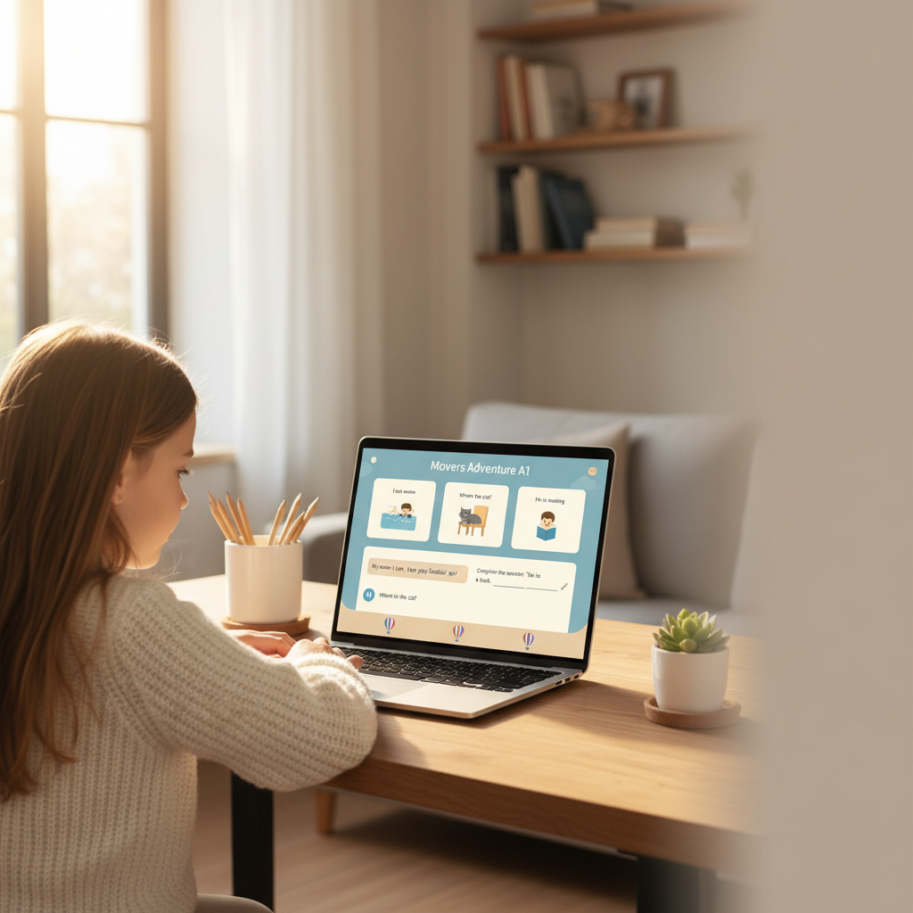 Copii la cursul YLE Movers